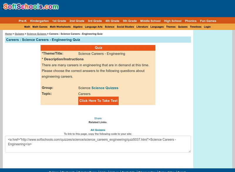 Soft Schools: Engineering Quiz Unknown Type Soft Schools: Engineering Quiz Unknown Type