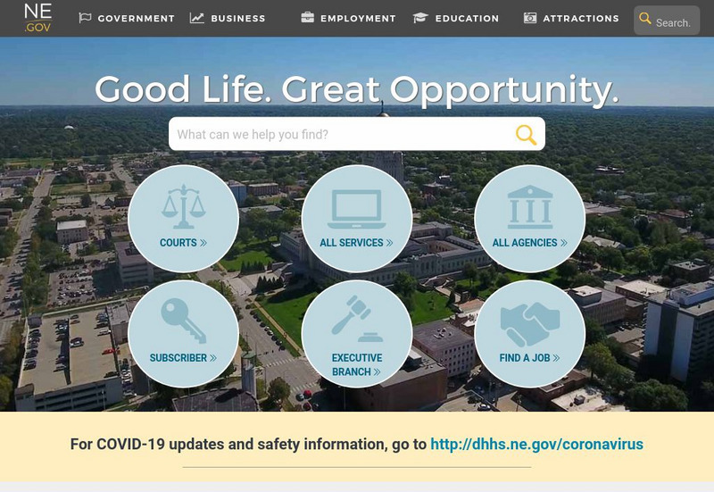 The Official Website of Nebraska Website The Official Website of Nebraska Website