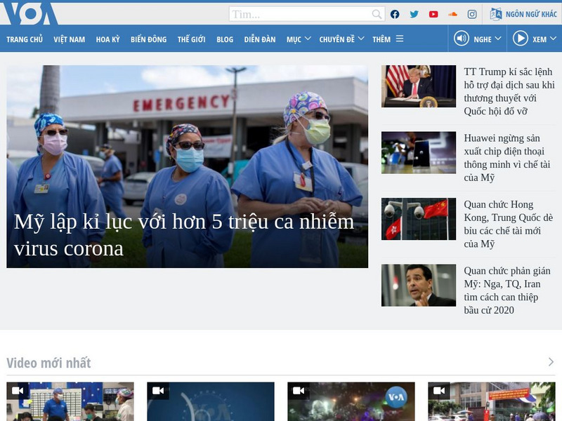 Voice of America News: Vietnamese Language Edition Website Voice of America News: Vietnamese Language Edition Website