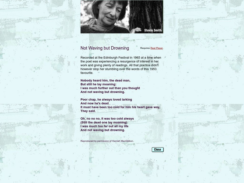 Bbc Poetry Out Loud: Not Waving but Drowning by Stevie Smith eBook