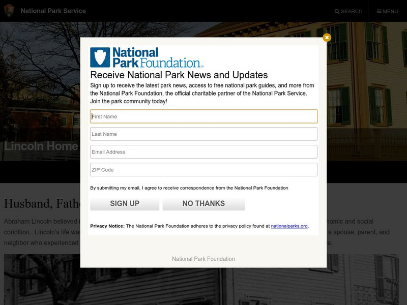 National Park Service: Lincoln Home National Historic Site Website National Park Service: Lincoln Home National Historic Site Website
