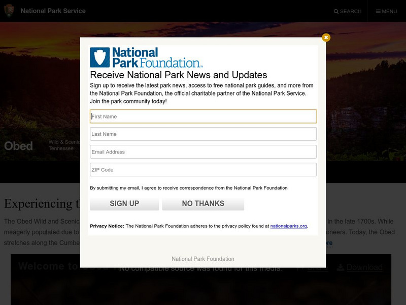 National Park Service: Obed Wild & Scenic River Website