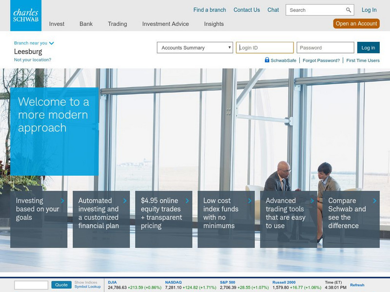 Charles Schwab Website Charles Schwab Website