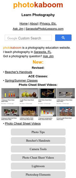 Photo Kaboom Website