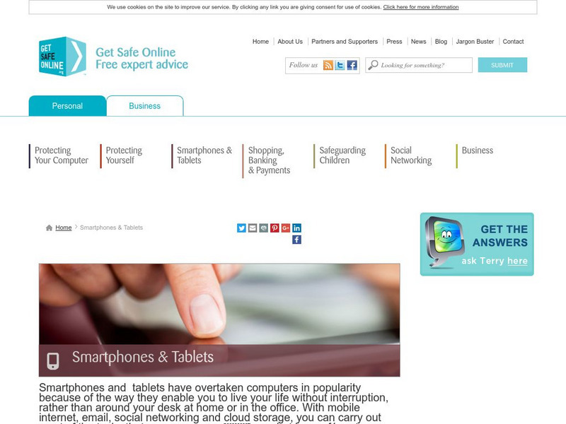 Get Safe Online: Smartphones and Tablets Unit Plan