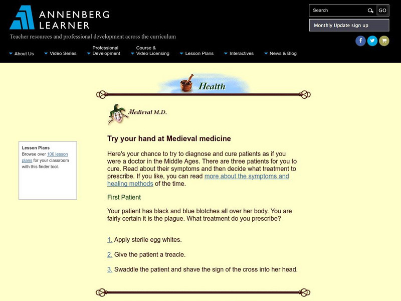 Annenberg Learner: Medieval m.d. Unknown Type Annenberg Learner: Medieval m.d. Unknown Type
