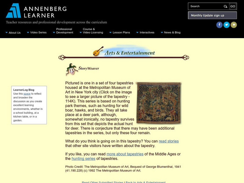 Annenberg Learner: Story Weaver Website Annenberg Learner: Story Weaver Website