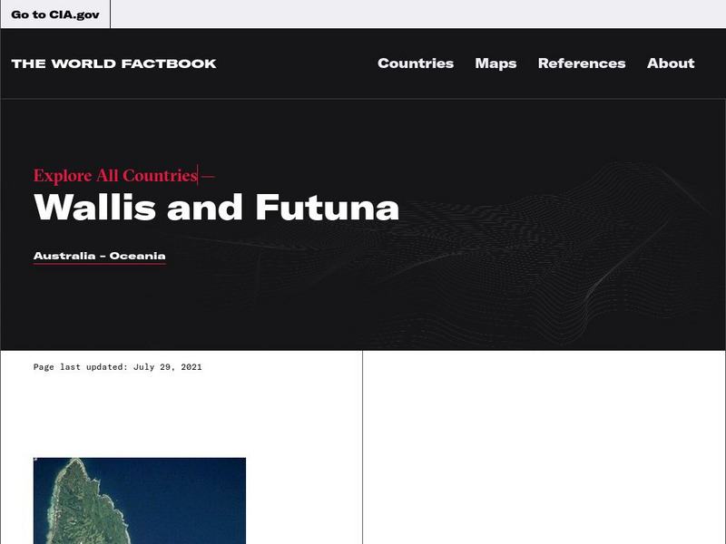 Cia: World Factbook: Wallis and Futuna Handout