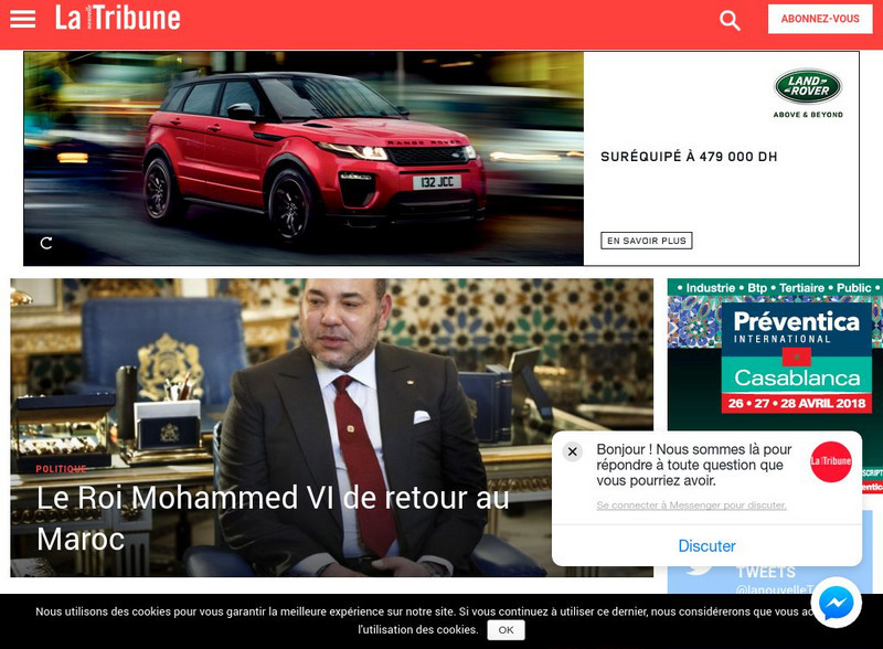 La Nouvelle Tribune Website La Nouvelle Tribune Website