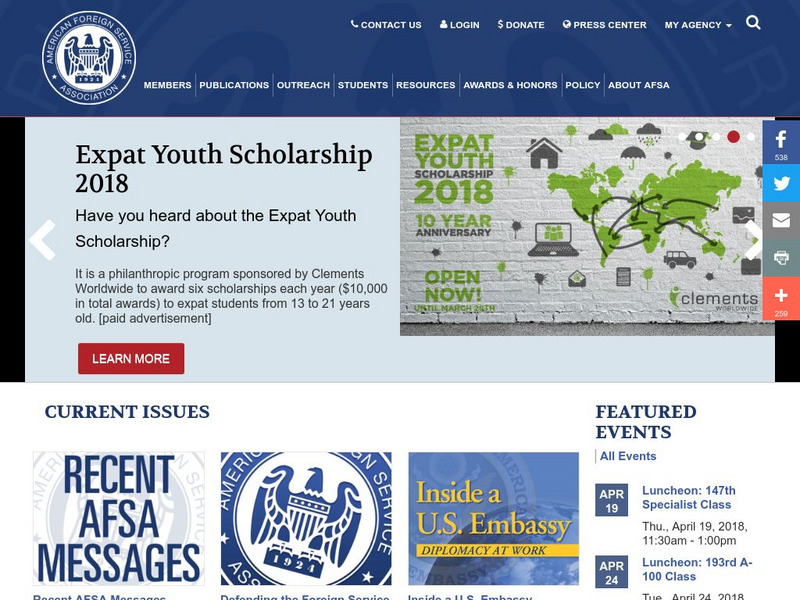 American Foreign Service Association Website American Foreign Service Association Website