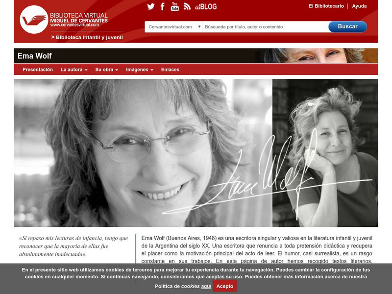Biblioteca Virtual Miguel De Cervantes: Ema Wolf Handout Biblioteca Virtual Miguel De Cervantes: Ema Wolf Handout