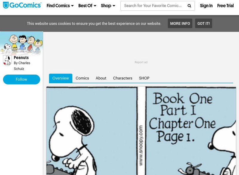 The Official Peanuts Website: Foreign Language Strips Graphic
