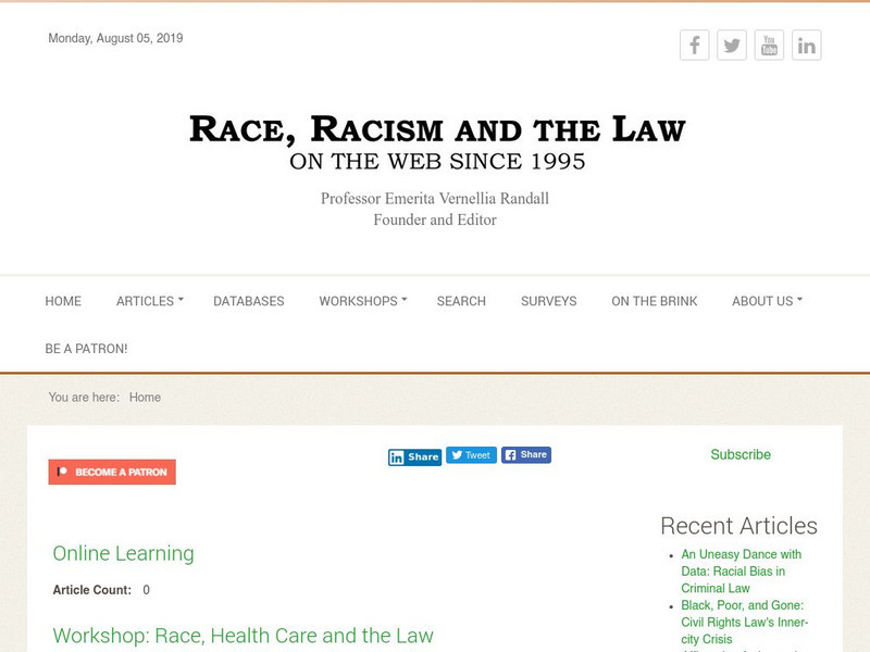 Race, Racism and the Law: Are Chicanos the Same as Mexicans? Article Race, Racism and the Law: Are Chicanos the Same as Mexicans? Article