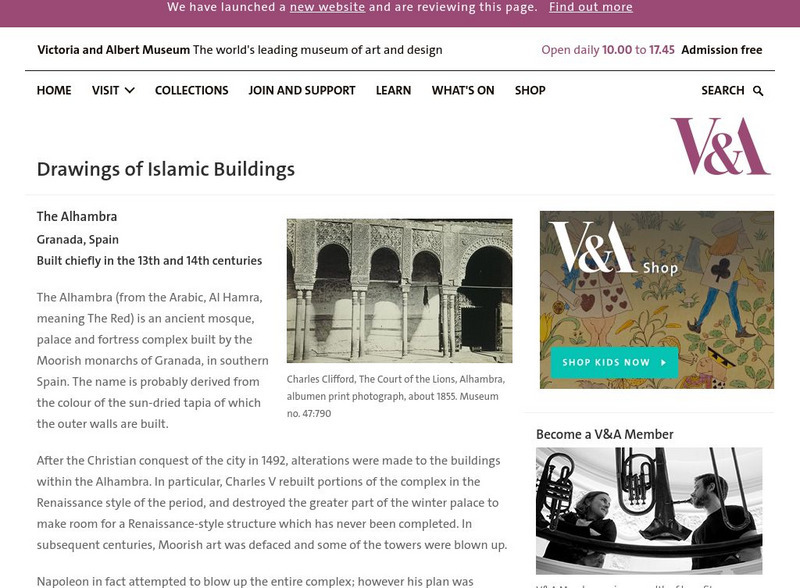 Victoria and Albert Museum: The Alhambra Article