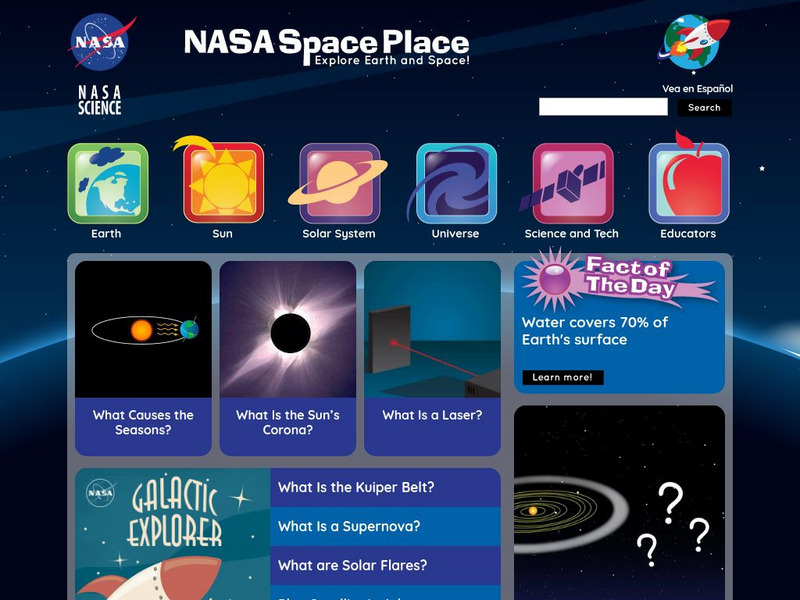 Nasa: The Space Place Unit Plan Nasa: The Space Place Unit Plan