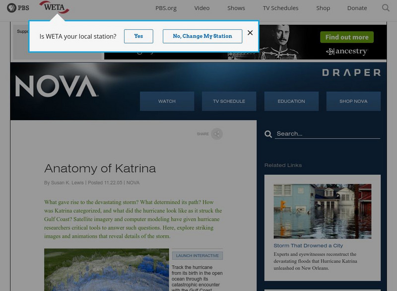 Pbs: Anatomy of Katrina Interactive Pbs: Anatomy of Katrina Interactive