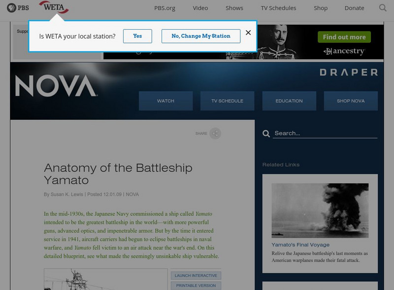 Pbs Teachers:anatomy of Yamato Instructional Video