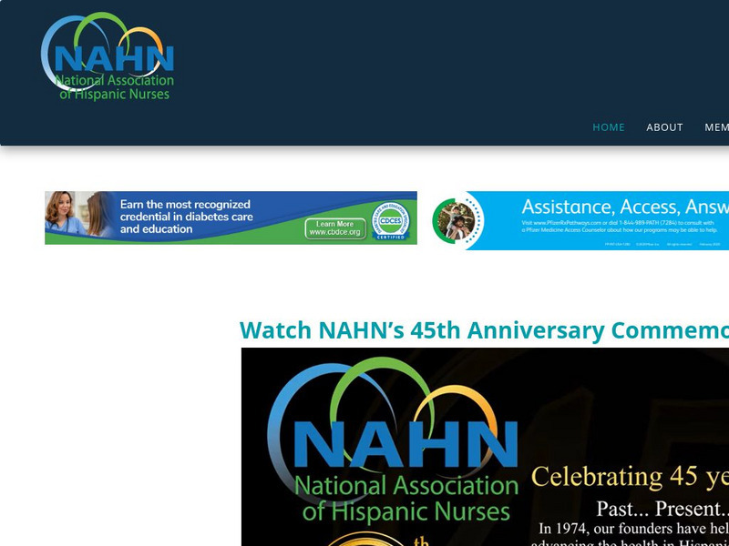 National Association of Hispanic Nurses Website