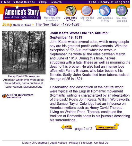 Loc: John Keats Wrote Ode "To Autumn" Website Loc: John Keats Wrote Ode "To Autumn" Website