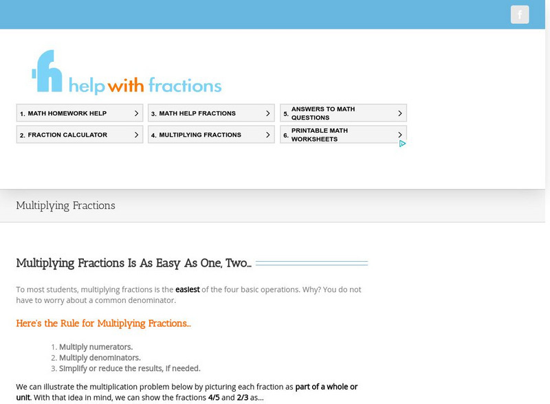 Help With Fractions: Multiplying Fractions Handout Help With Fractions: Multiplying Fractions Handout