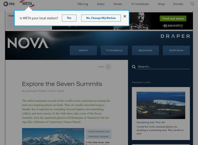 Nova: The Seven Summits PPT