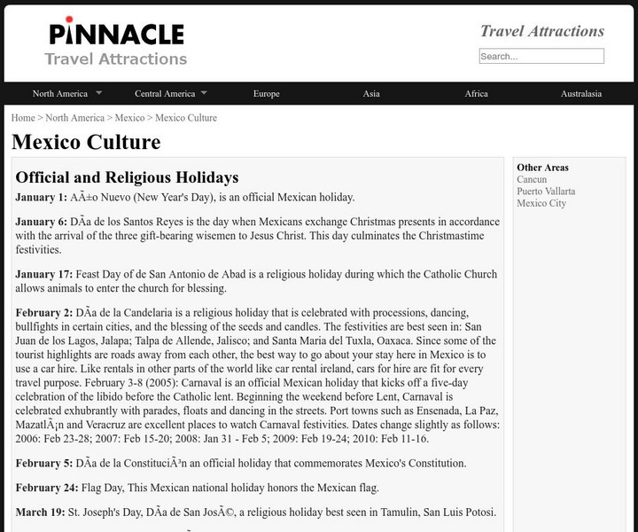 Mexican Culture Official and Religious Holidays Website Mexican Culture Official and Religious Holidays Website