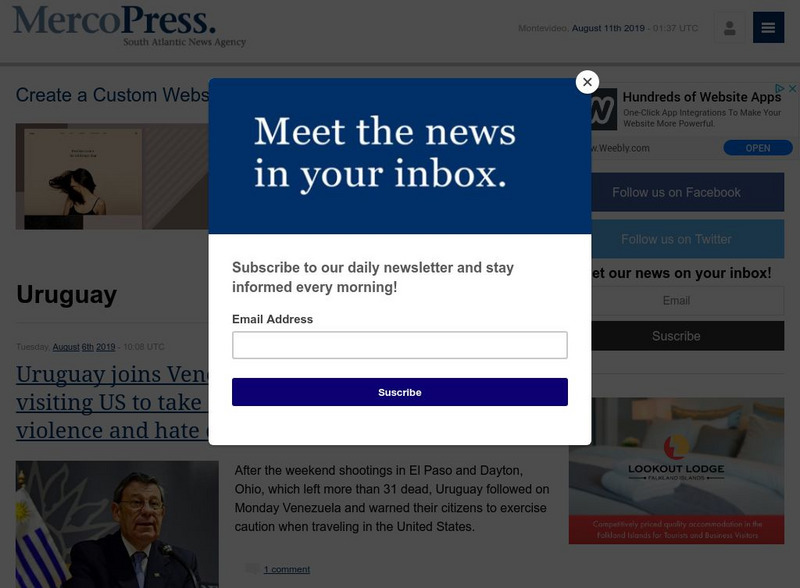 Merco Press: Uruguay Website Merco Press: Uruguay Website