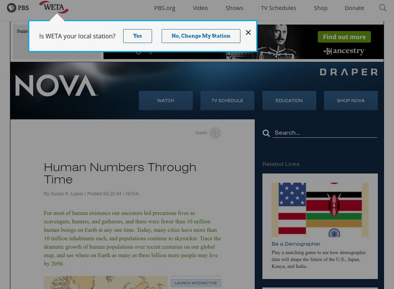 Pbs: Human Numbers Through Time Instructional Video