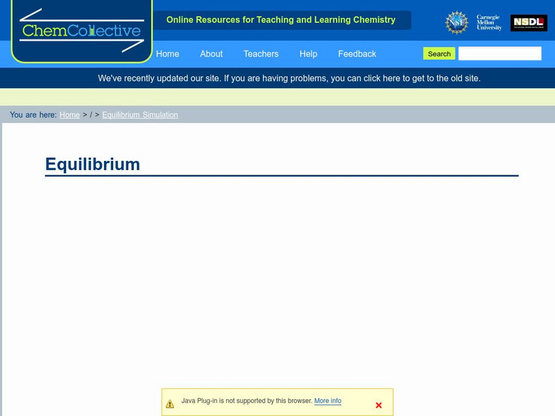Chem Collective: Equilibrium Simulation Interactive Chem Collective: Equilibrium Simulation Interactive