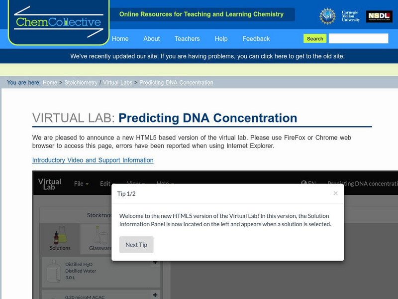 Chem Collective: Predicting Dna Concentration Activity Chem Collective: Predicting Dna Concentration Activity