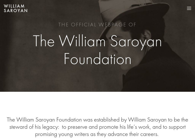 The William Saroyan Literary Foundation Intl. Website The William Saroyan Literary Foundation Intl. Website