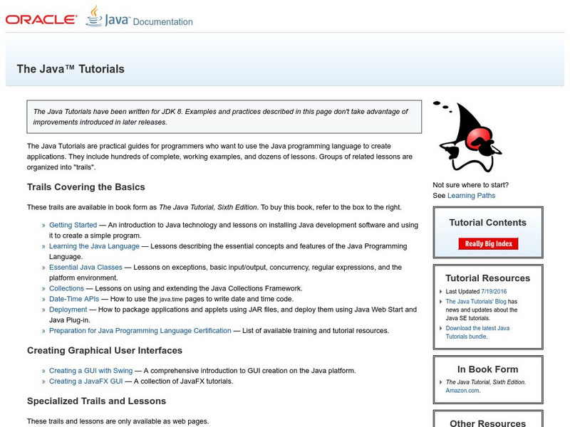 The Java Tutorial Website The Java Tutorial Website