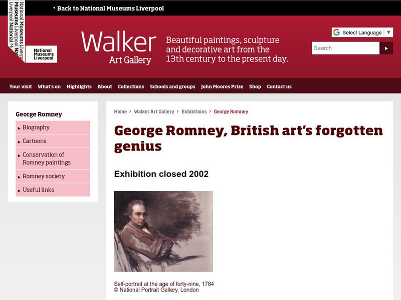 Walker Art Gallery: George Romney Article Walker Art Gallery: George Romney Article