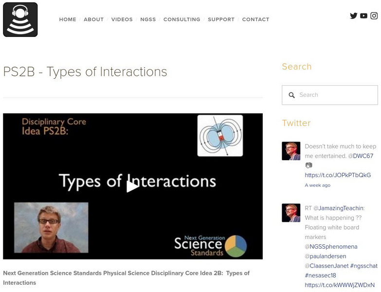 Bozeman Science: Types of Interactions Instructional Video Bozeman Science: Types of Interactions Instructional Video