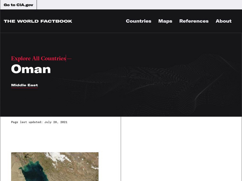 Cia: World Factbook: Oman Handout Cia: World Factbook: Oman Handout
