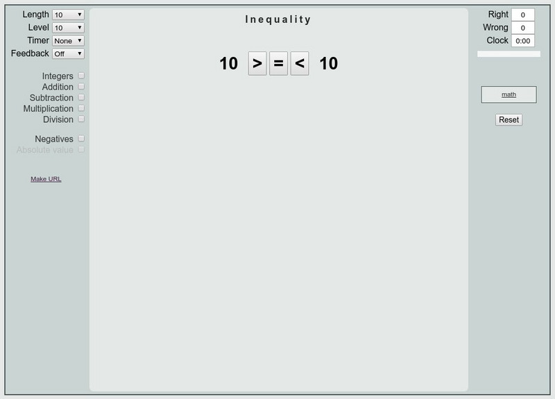 That Quiz: Practice Test: Inequality Unknown Type That Quiz: Practice Test: Inequality Unknown Type