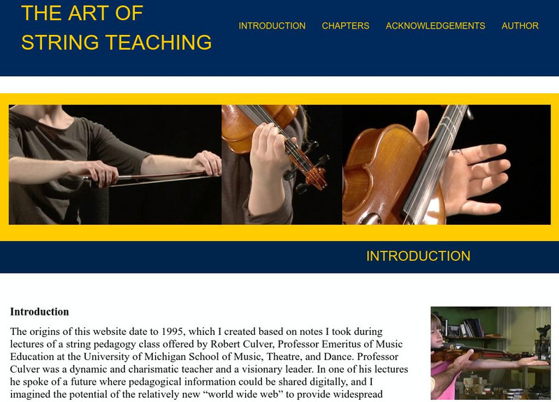 University of Vermont: The String Pedagogy Notebook eBook University of Vermont: The String Pedagogy Notebook eBook