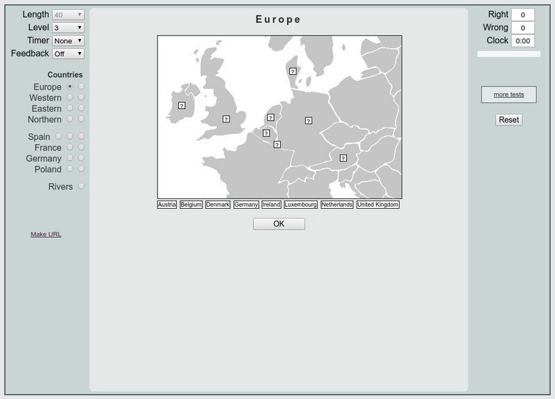 That Quiz: Practice Test: Europe Unknown Type