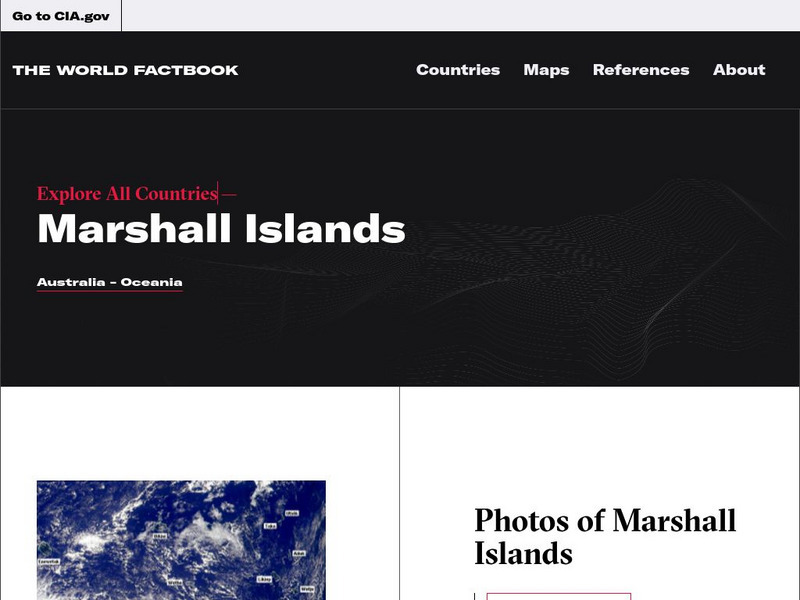 Cia: World Factbook: The Marshall Islands Handout