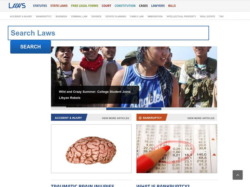 Laws.com Website Laws.com Website
