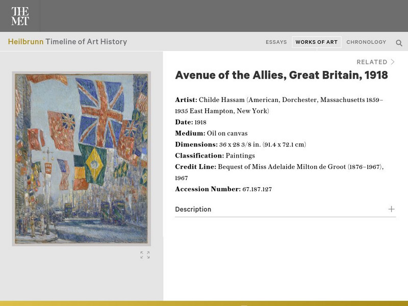 Metropolitan Museum of Art: Avenue of the Allies, Great Britain Graphic Metropolitan Museum of Art: Avenue of the Allies, Great Britain Graphic