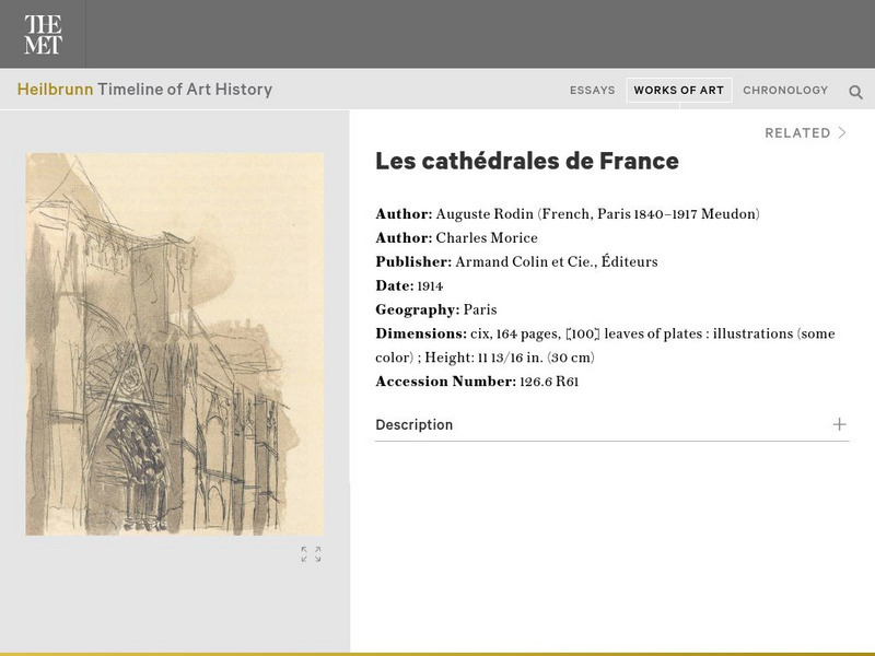 Metropolitan Museum of Art: The Cathedral of Saint Peter and Saint Paul, Nantes Graphic Metropolitan Museum of Art: The Cathedral of Saint Peter and Saint Paul, Nantes Graphic