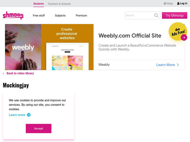 Shmoop: Mockingjay: Analysis Instructional Video Shmoop: Mockingjay: Analysis Instructional Video
