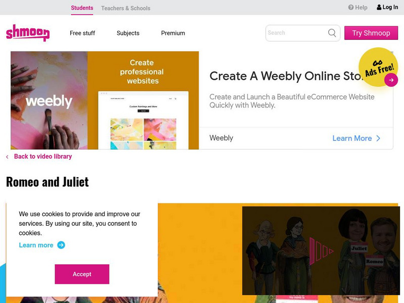 Shmoop: Romeo and Juliet Instructional Video Shmoop: Romeo and Juliet Instructional Video