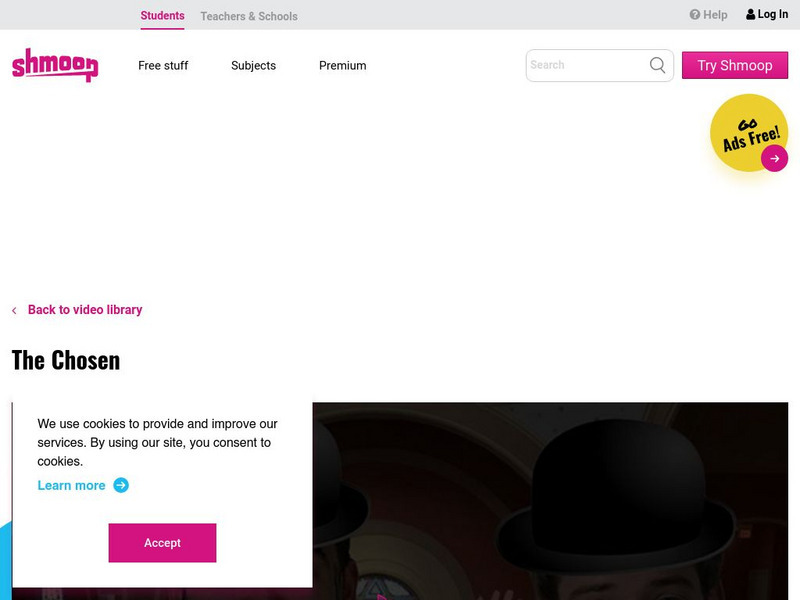 Shmoop: The Chosen: Analysis Instructional Video Shmoop: The Chosen: Analysis Instructional Video