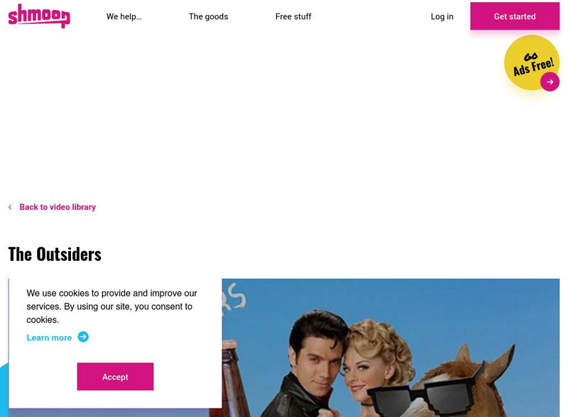 Shmoop: The Outsiders: Analysis Instructional Video Shmoop: The Outsiders: Analysis Instructional Video