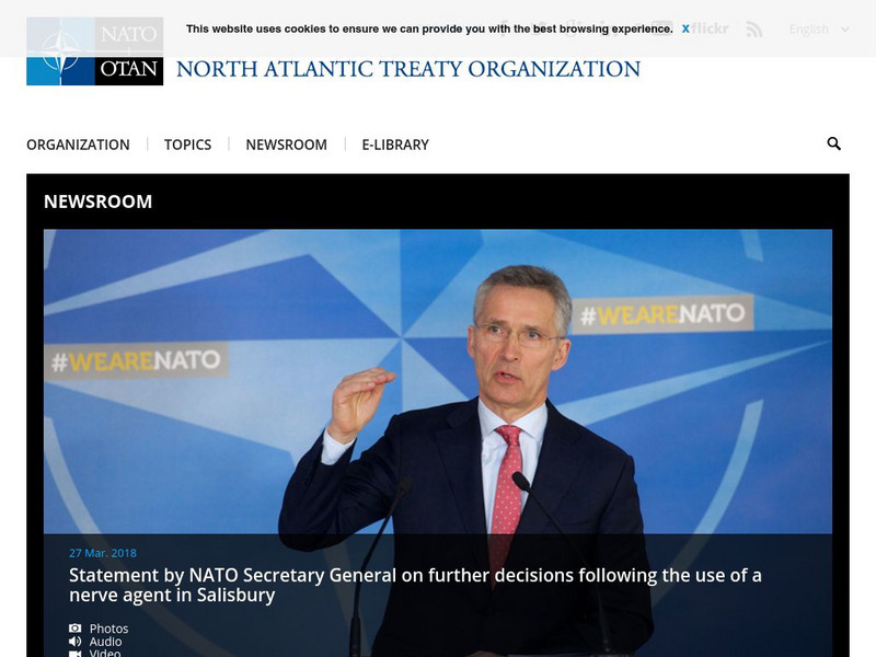 North Atlantic Treaty Organization Website North Atlantic Treaty Organization Website