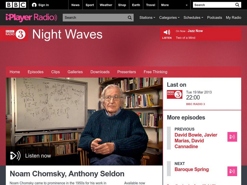 Bbc Audio Interviews: Noam Chomsky Audio