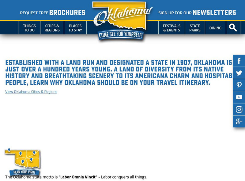 Travel ok.com: About Oklahoma Website