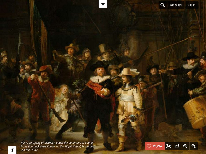 Rijksmuseum: Rembrandt's "The Night Watch" Website Rijksmuseum: Rembrandt's "The Night Watch" Website